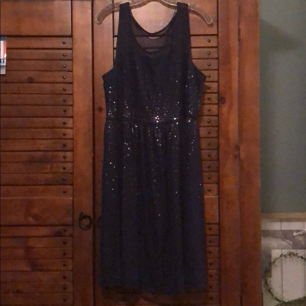 Purple Sequin Dress